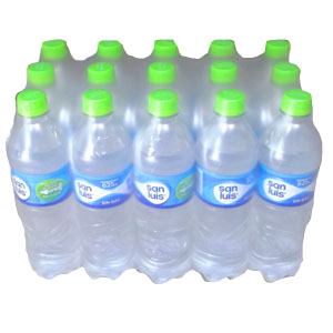 Botella de agua San Luis sin gas 625 ml x 15 botellas
