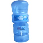 Dispensador de agua (surtidor rs transparente) + envase + agua de mesa San Luis 20 litros